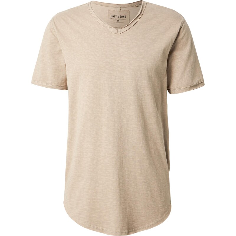 Only & Sons Tričko ONSBENNE tmavobéžová 67573008