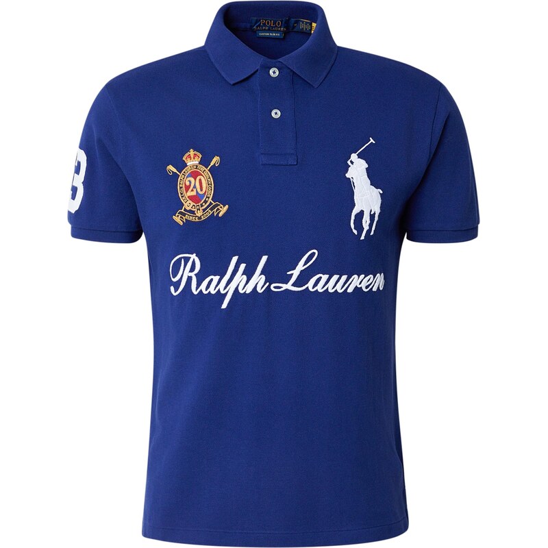 Polo Ralph Lauren Tričko kráľovská modrá / medová / červená / biela 67573009
