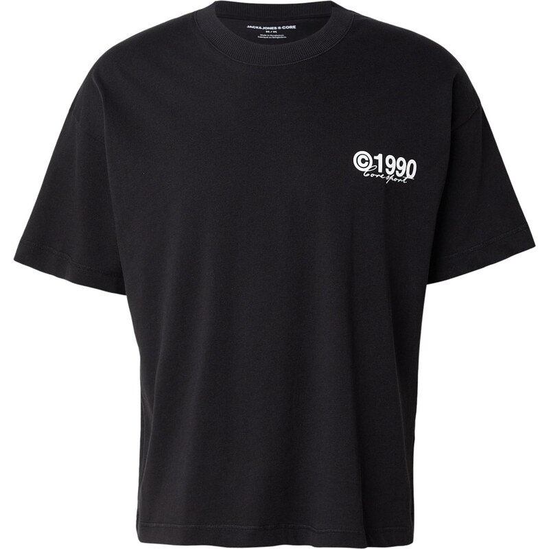 JACK & JONES Tričko JCOMINERAL čierna / biela 67573034