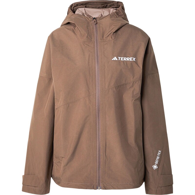 ADIDAS TERREX Outdoorová bunda Xperior hnedá / biela 67573068