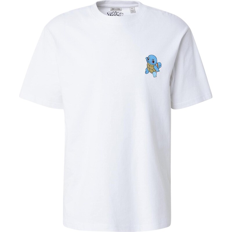Only & Sons Tričko ONSPOKEMON svetlomodrá / biela 67573069