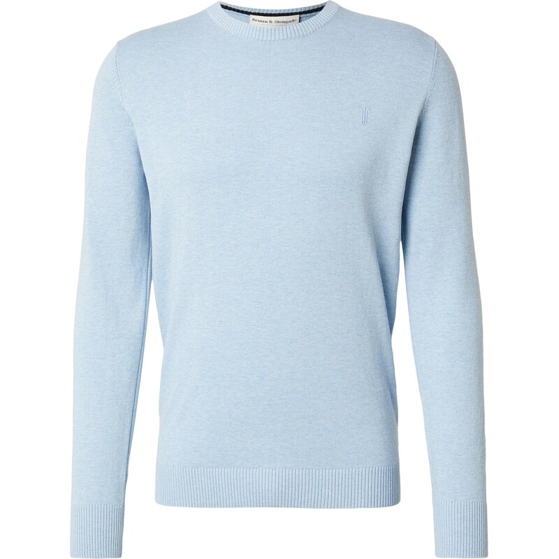 Bruun & Stengade Sveter Jupiter svetlomodrá 67573084