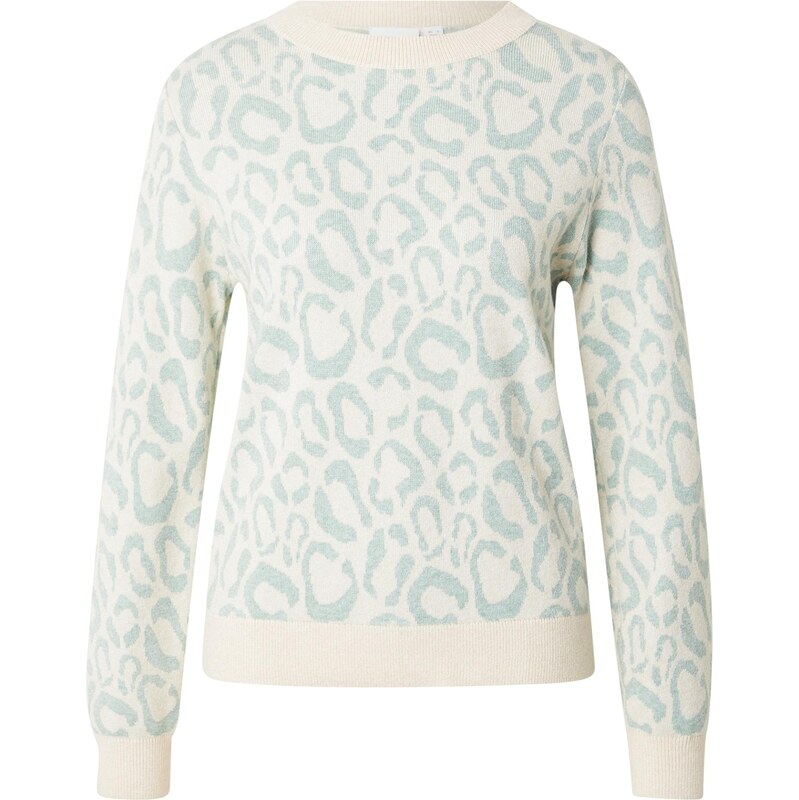 VILA Sveter VIRIL béžová / mätová 67573099