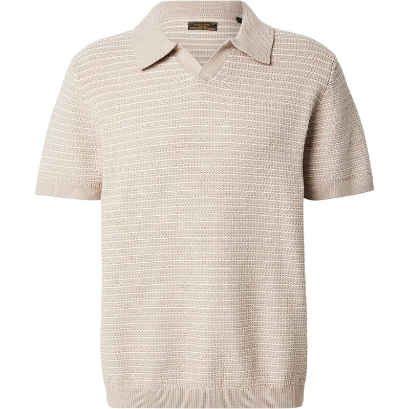 Jack & Jones Premium Sveter JPRBLUASHER tmavošedá / biela 67573152