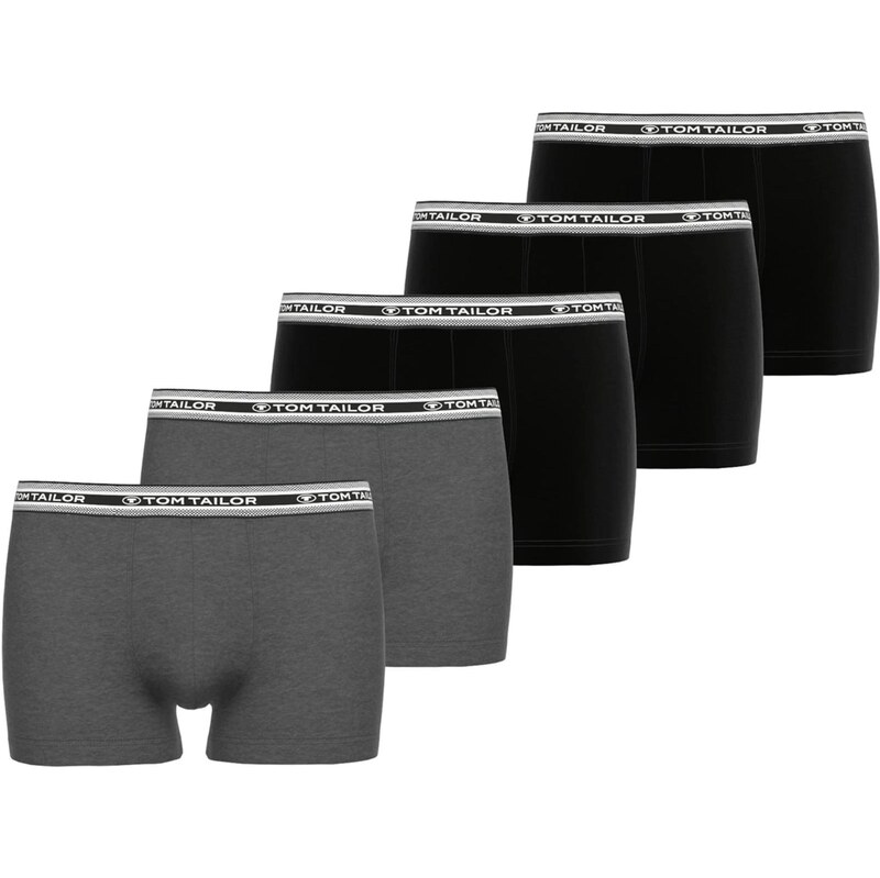 TOM TAILOR Boxerky tmavosivá / čierna 67573141