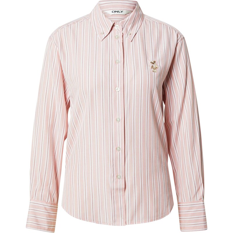 ONLY Blúzka karamelová / staroružová / biela 67573171