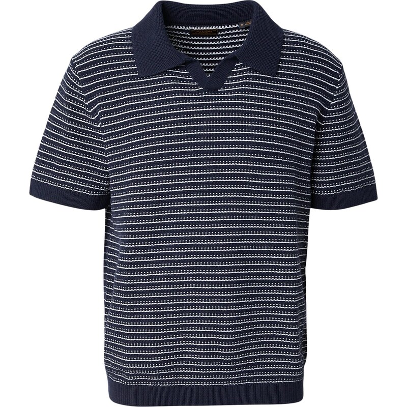 Jack & Jones Premium Sveter JPRBLUASHER tmavomodrá / biela 67573182