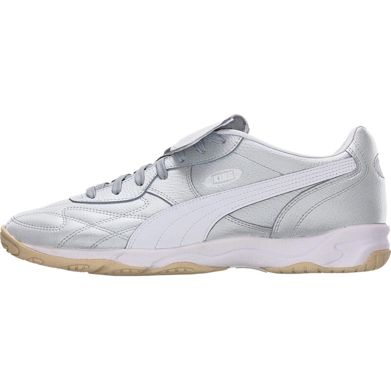 PUMA Nízke tenisky King Indoor Mesmerize strieborná / biela 67573213