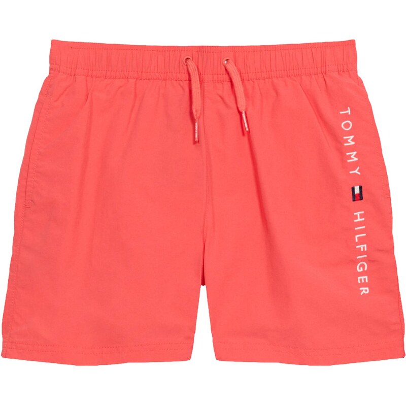 Tommy Hilfiger Underwear Plavecké šortky svetločervená / biela 67573208