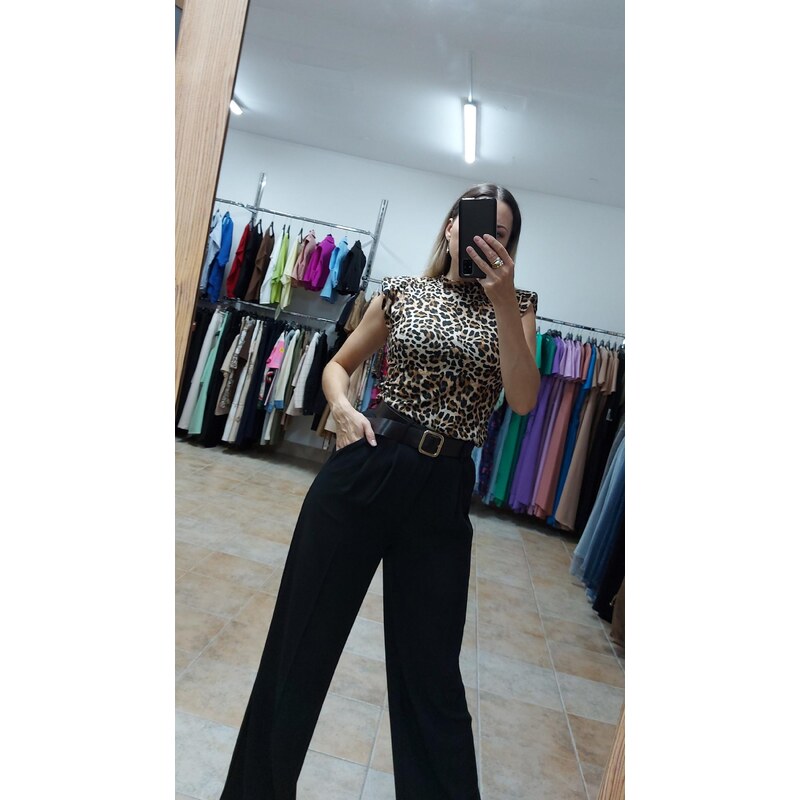 Čierne elegantné nohavice Laysa 65482481
