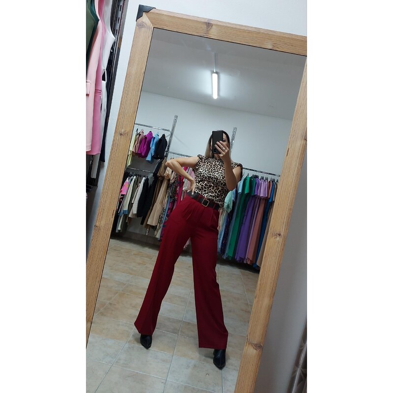Bordové nohavice Laysa 65482480