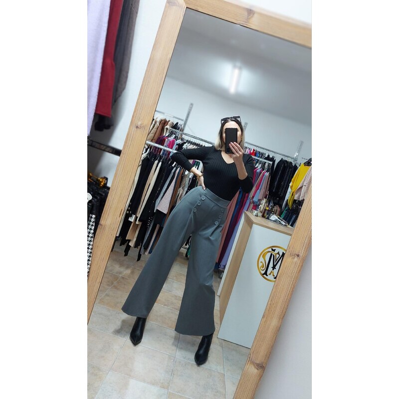 Sivé nohavice dámske Melrose 63789440