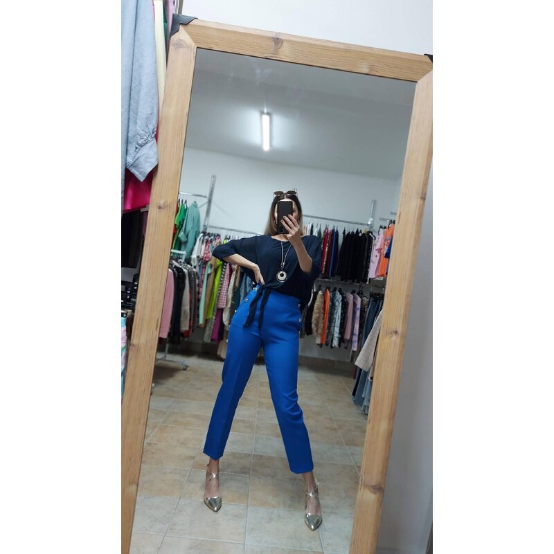 Modré nohavice Carla 63789508