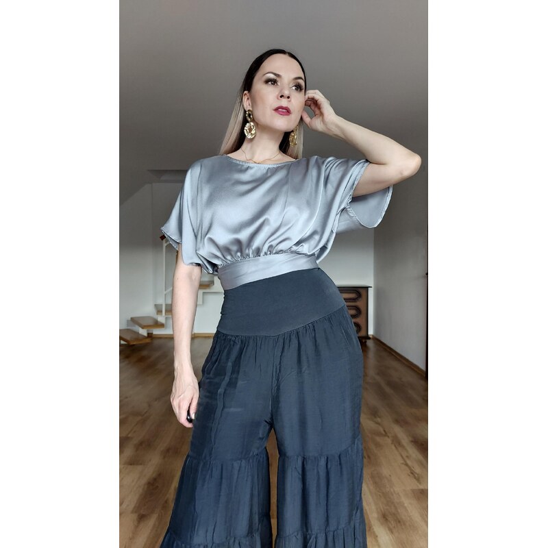E-shop Elegantný top na viazanie Mina