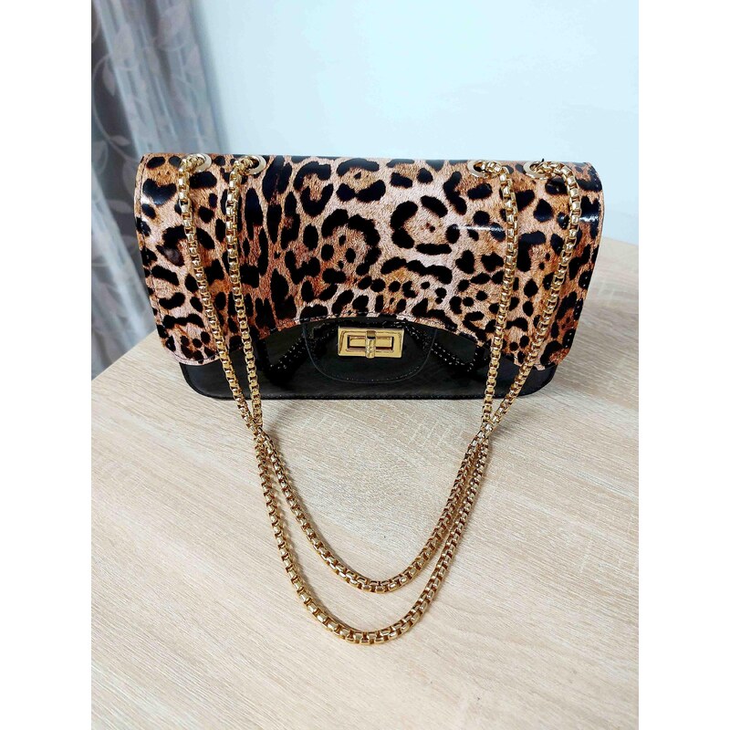 Kabelka s leopardím vzorom Anabel 67272592