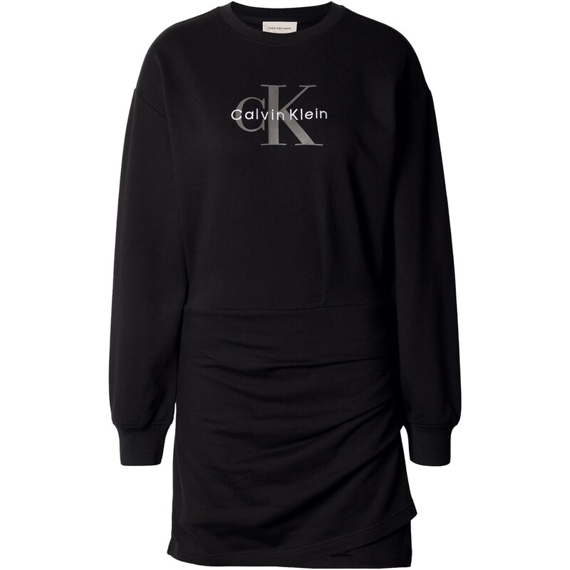 Calvin Klein Jeans Šaty sivá / čierna / biela 67586128