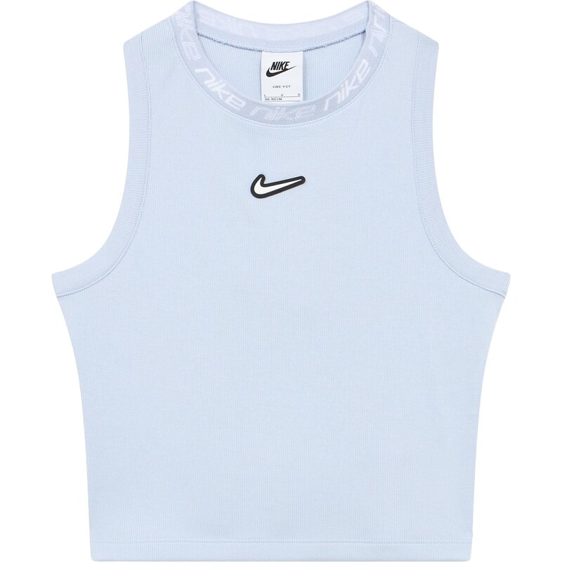 Nike Sportswear Top DANCE svetlomodrá / čierna / šedobiela 67586167