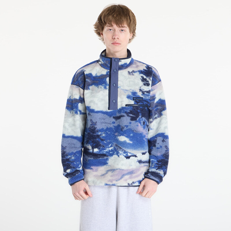 Mikina Columbia Helvetia Half Snap Fleece With Print Collegiate Navy/ 67583161