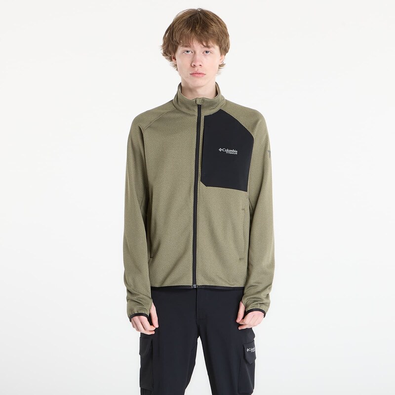 Mikina Columbia Triple Canyon II Functional Grid Fleece Jacket Stone 67584668