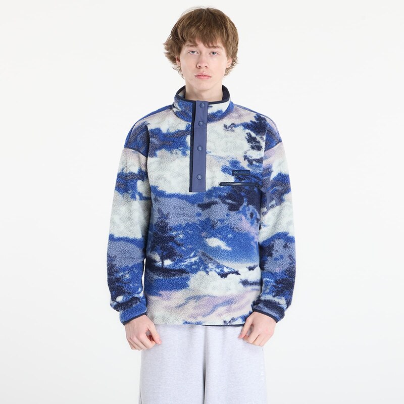 Mikina Columbia Helvetia Half Snap Fleece With Print Collegiate Navy/ 67584679