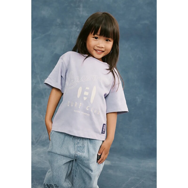 Detské bavlnené tričko Liewood Tyler Placement SS T-shirt 67583420