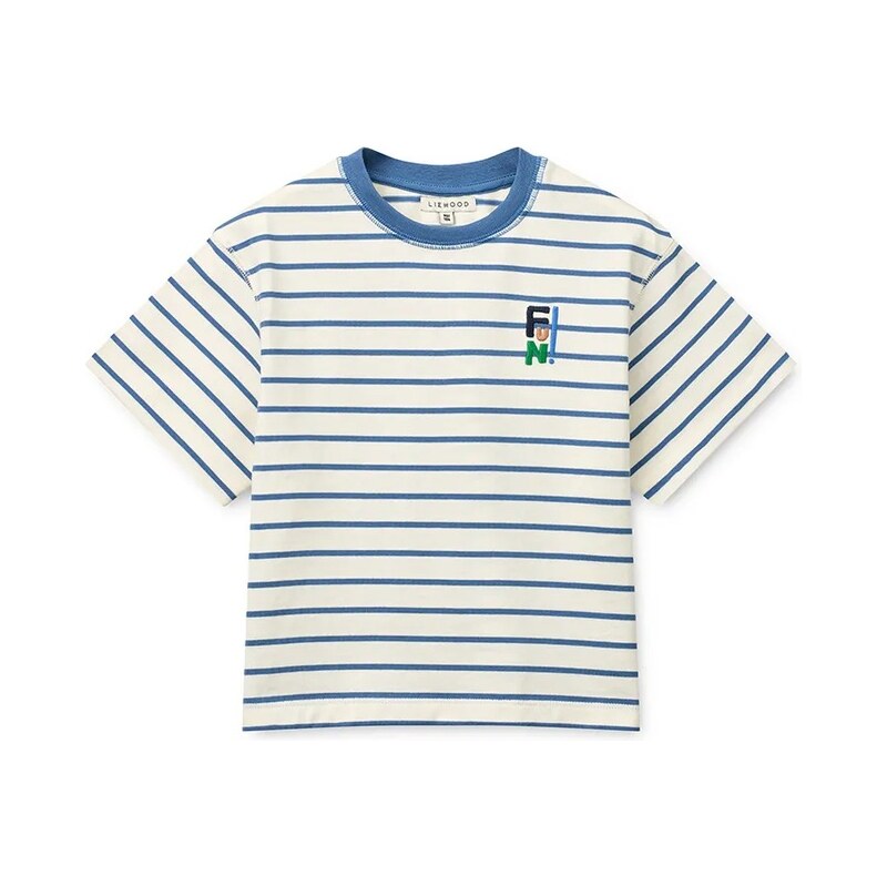Detské bavlnené tričko Liewood Tyler Stripe SS T-shirt 67583440