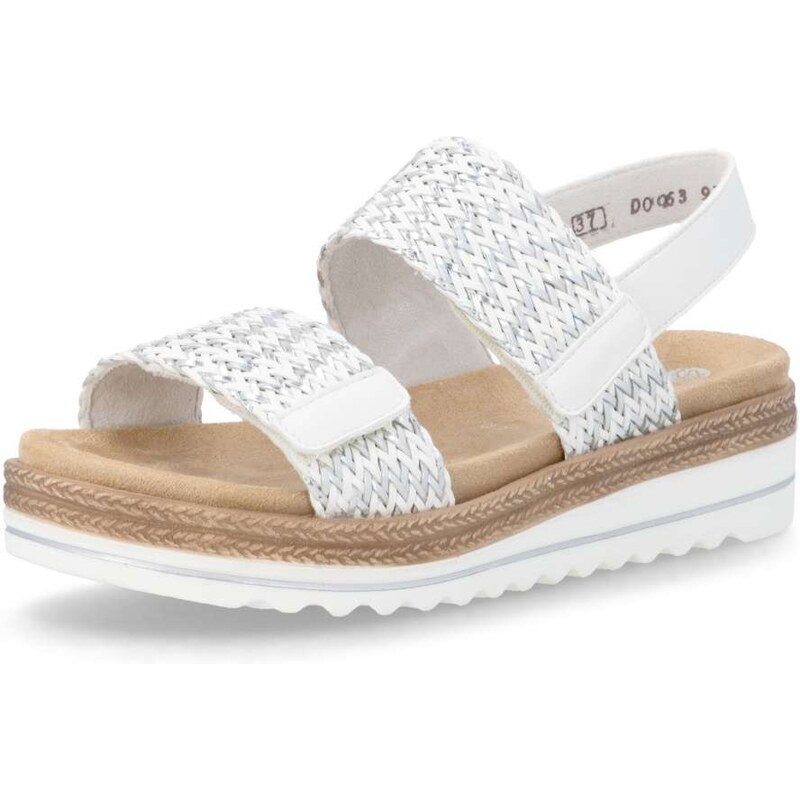 RIEKER Dámske sandále REMONTE D0Q63-91 biela S6 67586002