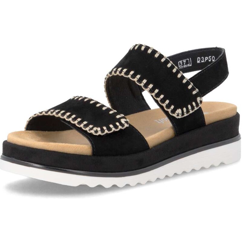 RIEKER Dámske sandále REMONTE D3P50-02 čierna S6 67586006