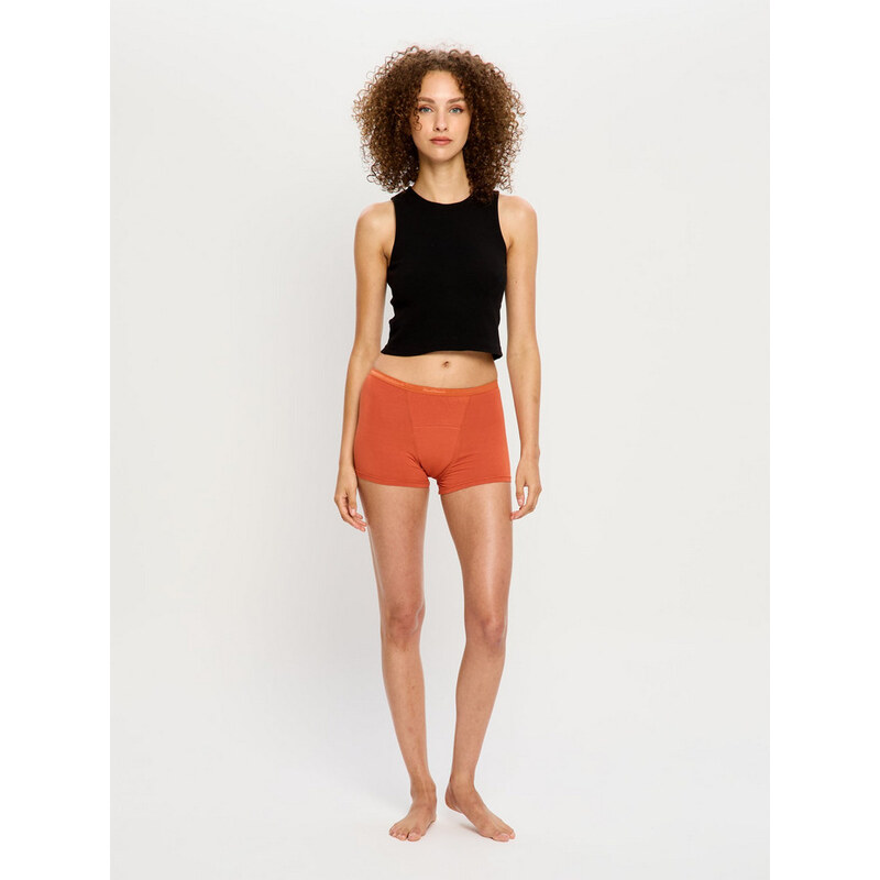 Menštruačné nohavičky Modibodi Classic Boyshort Super Burnt Brick 67586238