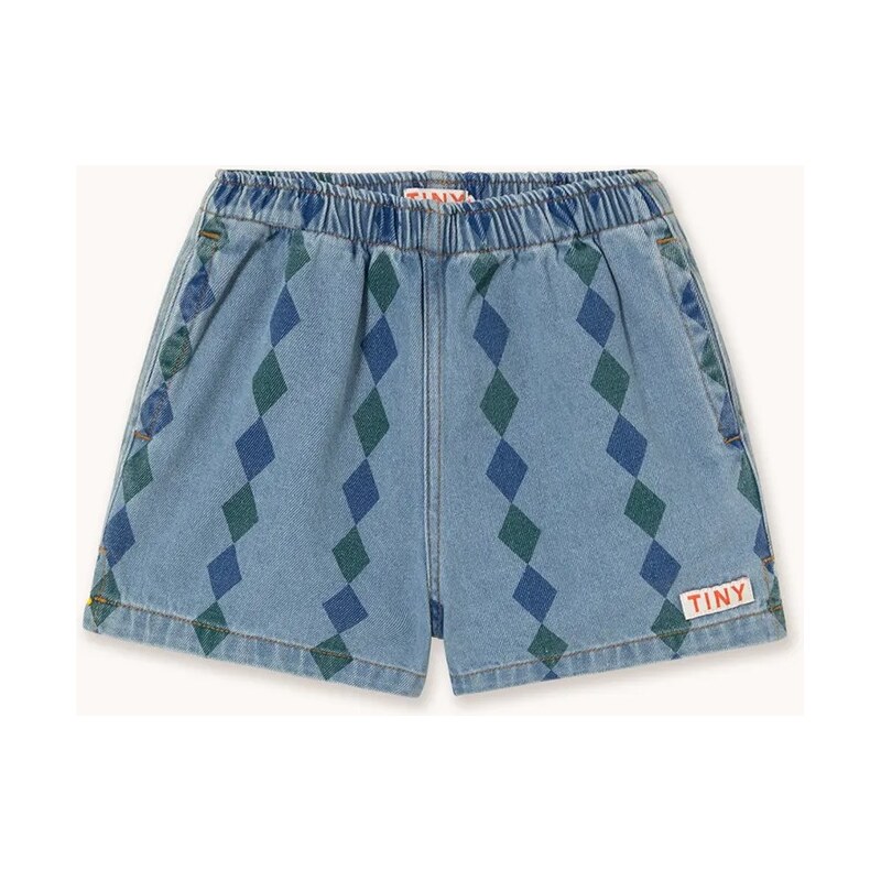 Detské rifľové krátke nohavice Tinycottons DIAMONDS SHORTS 67441200