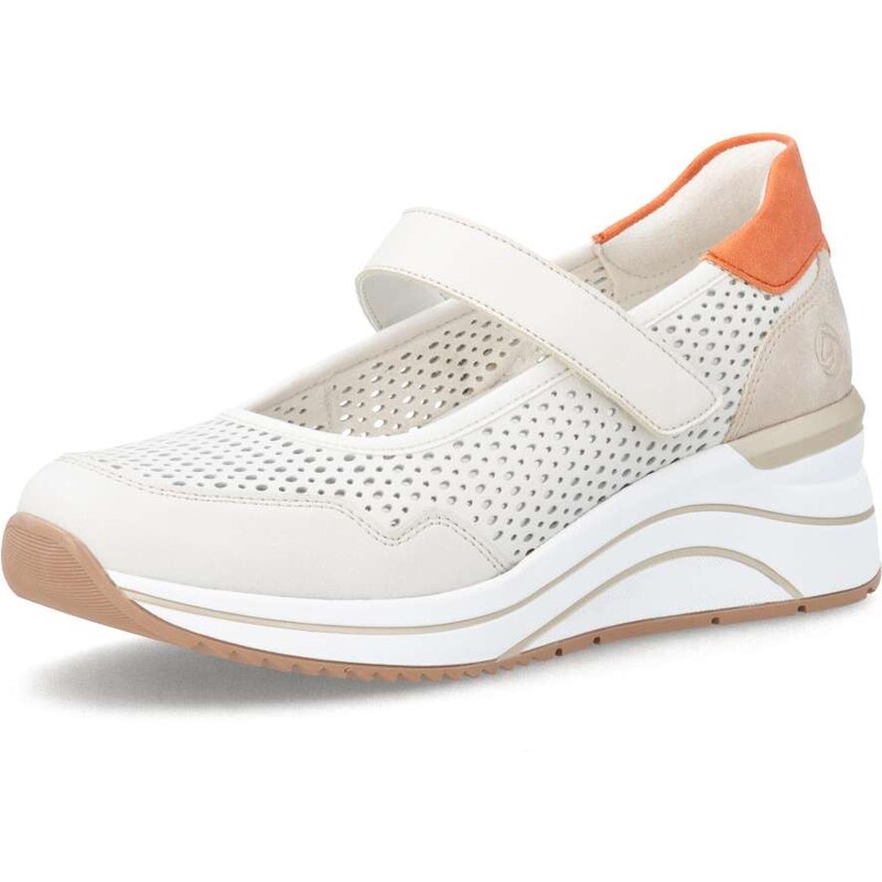 RIEKER Dámske baleríny REMONTE D0T21-81 biela S6 67589461