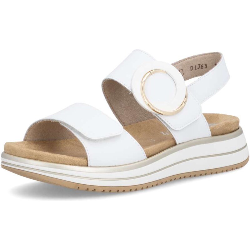 RIEKER Dámske sandále REMONTE D1J63-80 biela S6 67589468