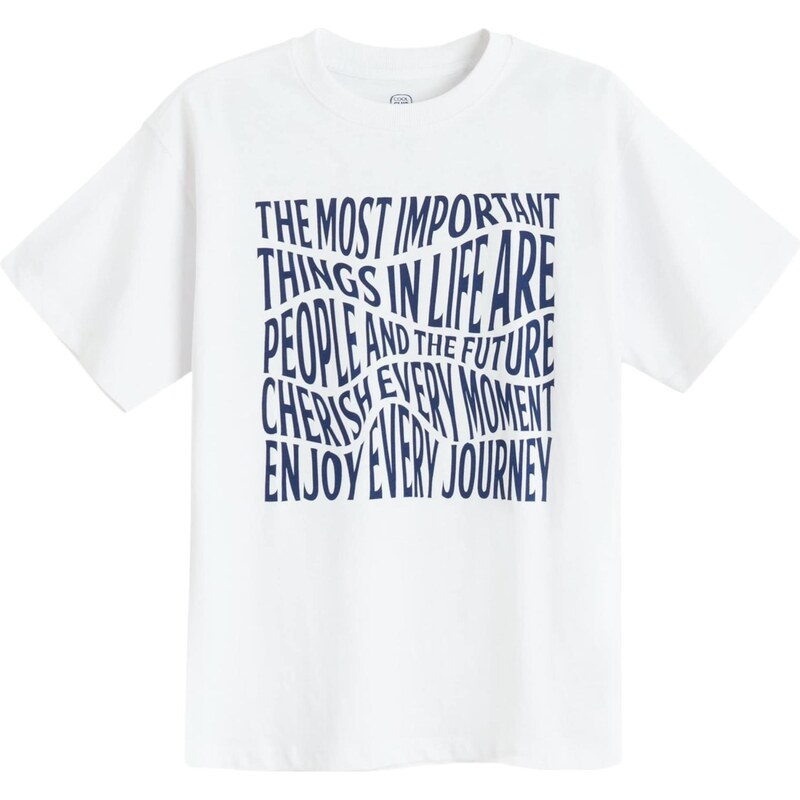 Cool Club Tričko námornícka modrá / biela 66009731