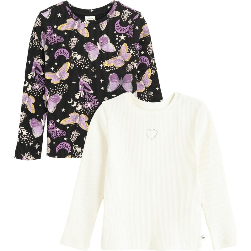 Cool Club Tričko čierna / biela 66240514