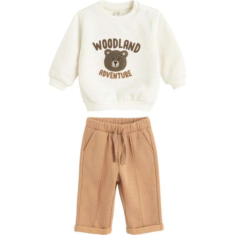 Cool Club Set hnedá / biela 66429417