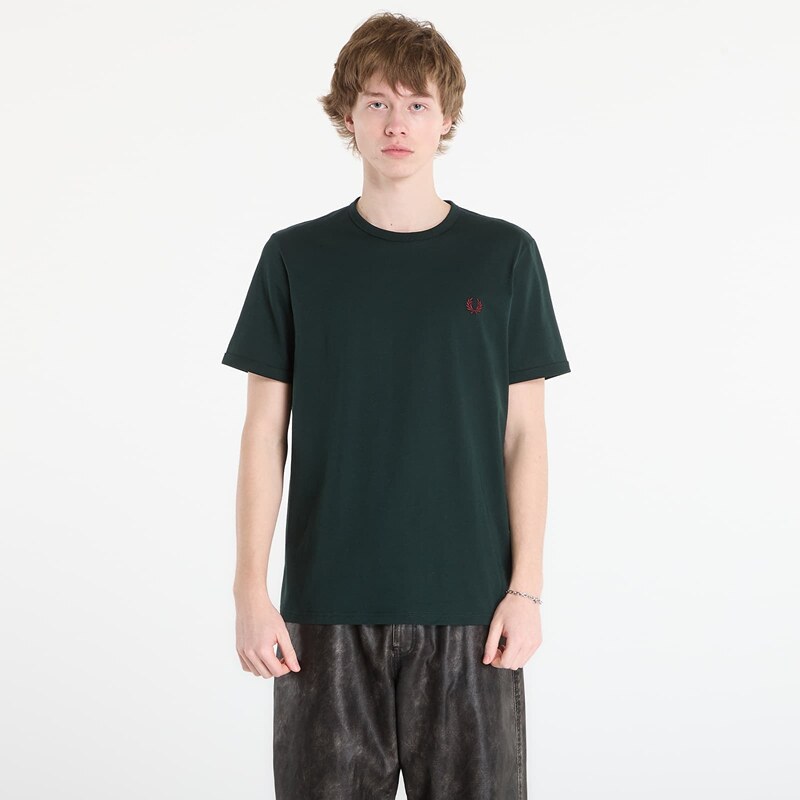 Tričko FRED PERRY Ringer T-Shirt Grassroots S 67589875