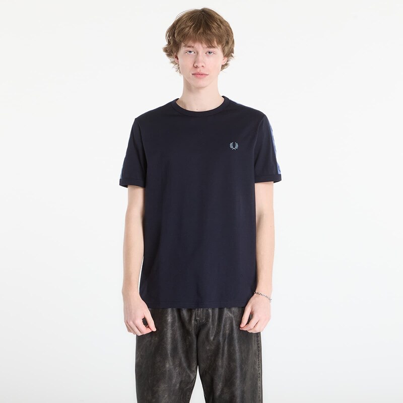 Tričko FRED PERRY Contrast Tape Ringer T-Shirt Navy/ Ace Blue XXL 67589807