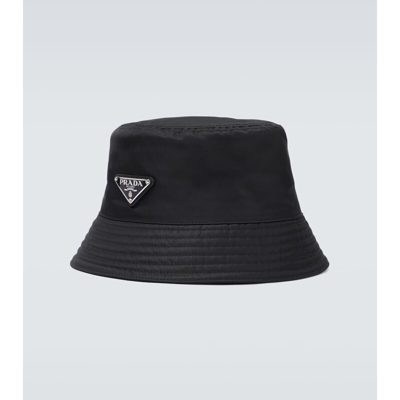 Prada Logo tab bucket hat 68286218