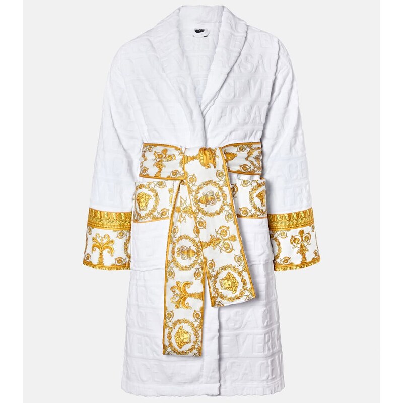 Versace Home Baroque cotton bathrobe 67937481