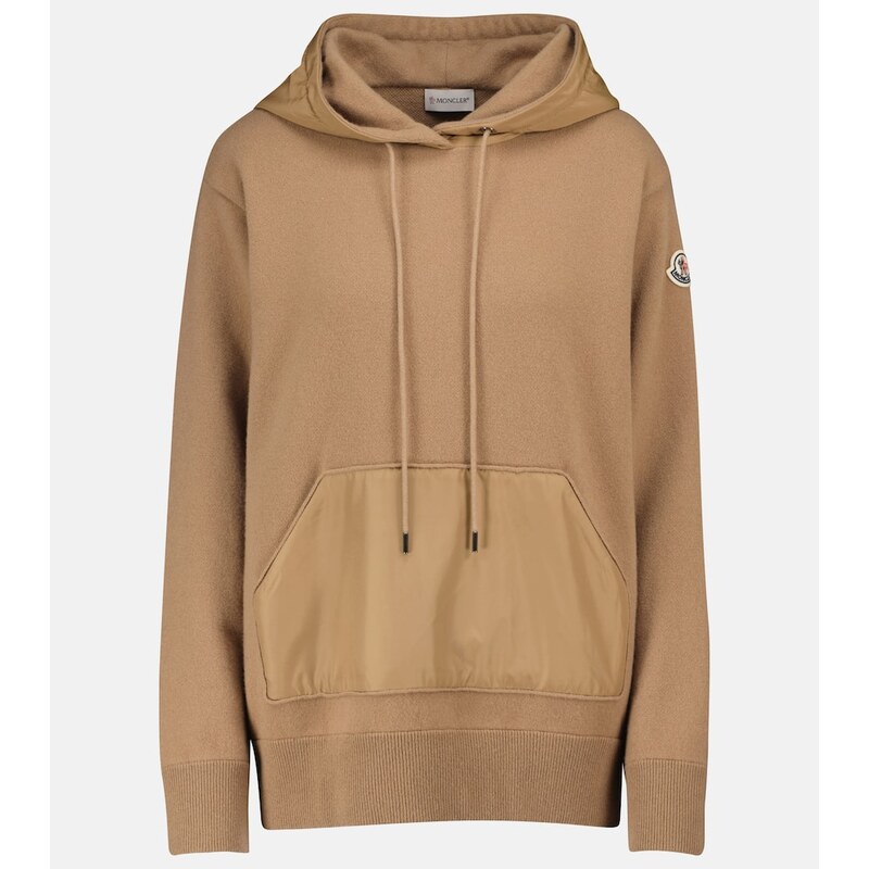 Moncler Wool and cashmere hoodie 68041775