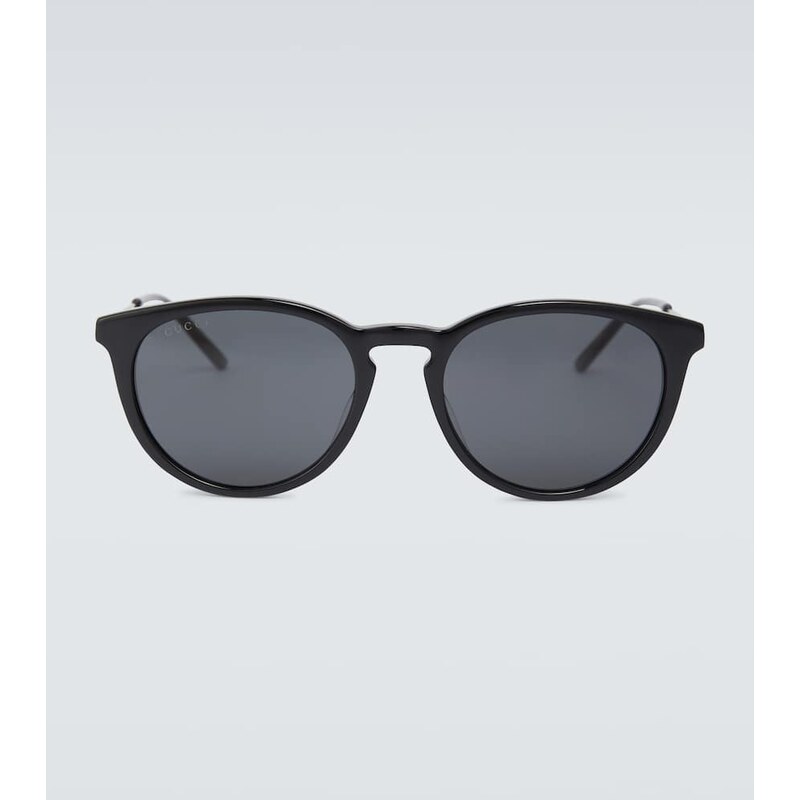 Gucci Round acetate and metal sunglasses 67978556
