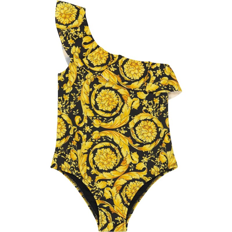 Versace Kids Ruffle-trimmed one-shoulder swimsuit 67957930