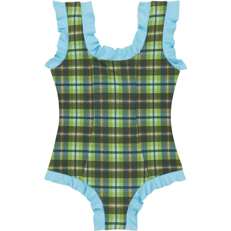 Marysia Bumby Kayenta ruffled checked swimsuit 68105253