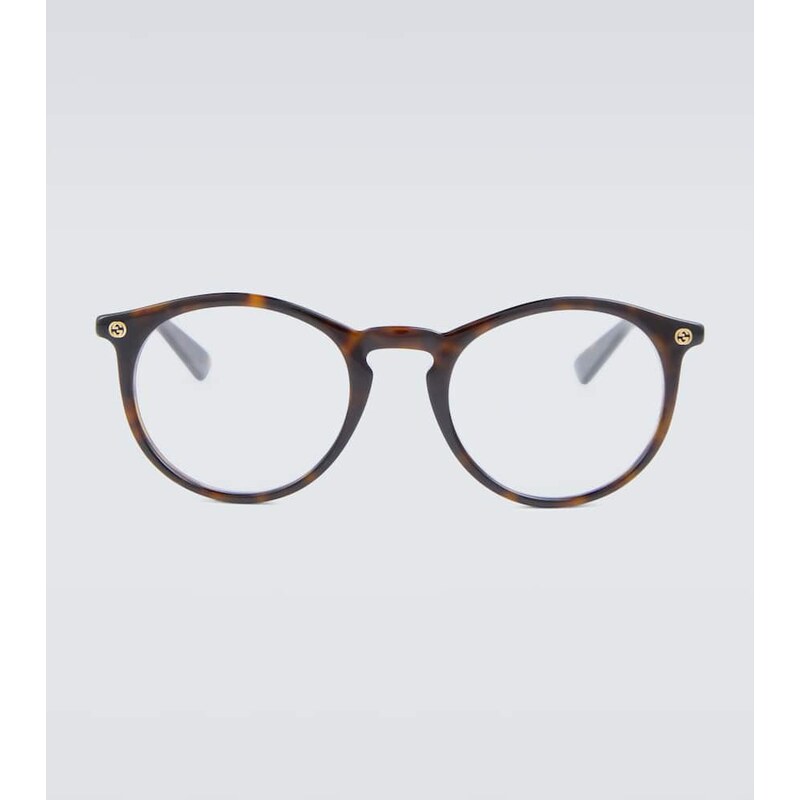 Gucci Round-frame acetate glasses 68285053
