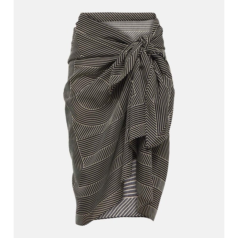 Toteme Monogram cotton-blend beach cover-up 68289916