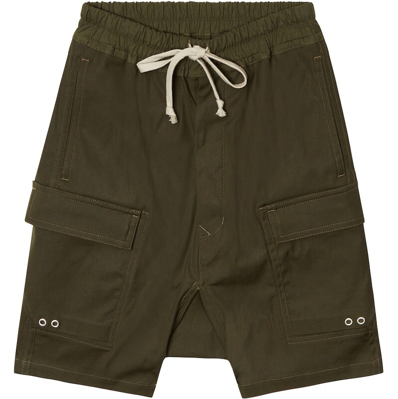 Rick Owens Kids Pods cotton cargo shorts 68018666