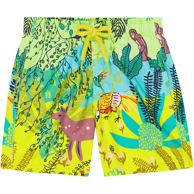 Vilebrequin Kids Jim printed twill swim trunks 68251042