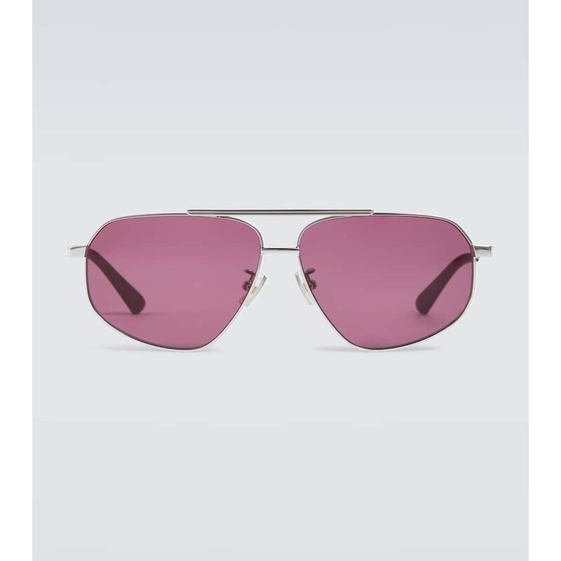 Bottega Veneta Metal-frame aviator sunglasses 68285089