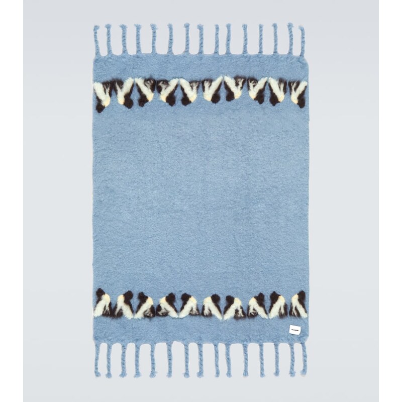 Jil Sander Mohair and wool-blend scarf 68246423