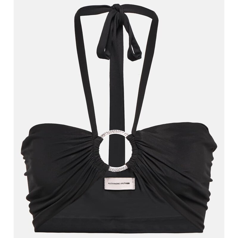 Alexandre Vauthier Crystal-embellished bralette 68036333